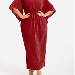 Elegant Red Evening Dress